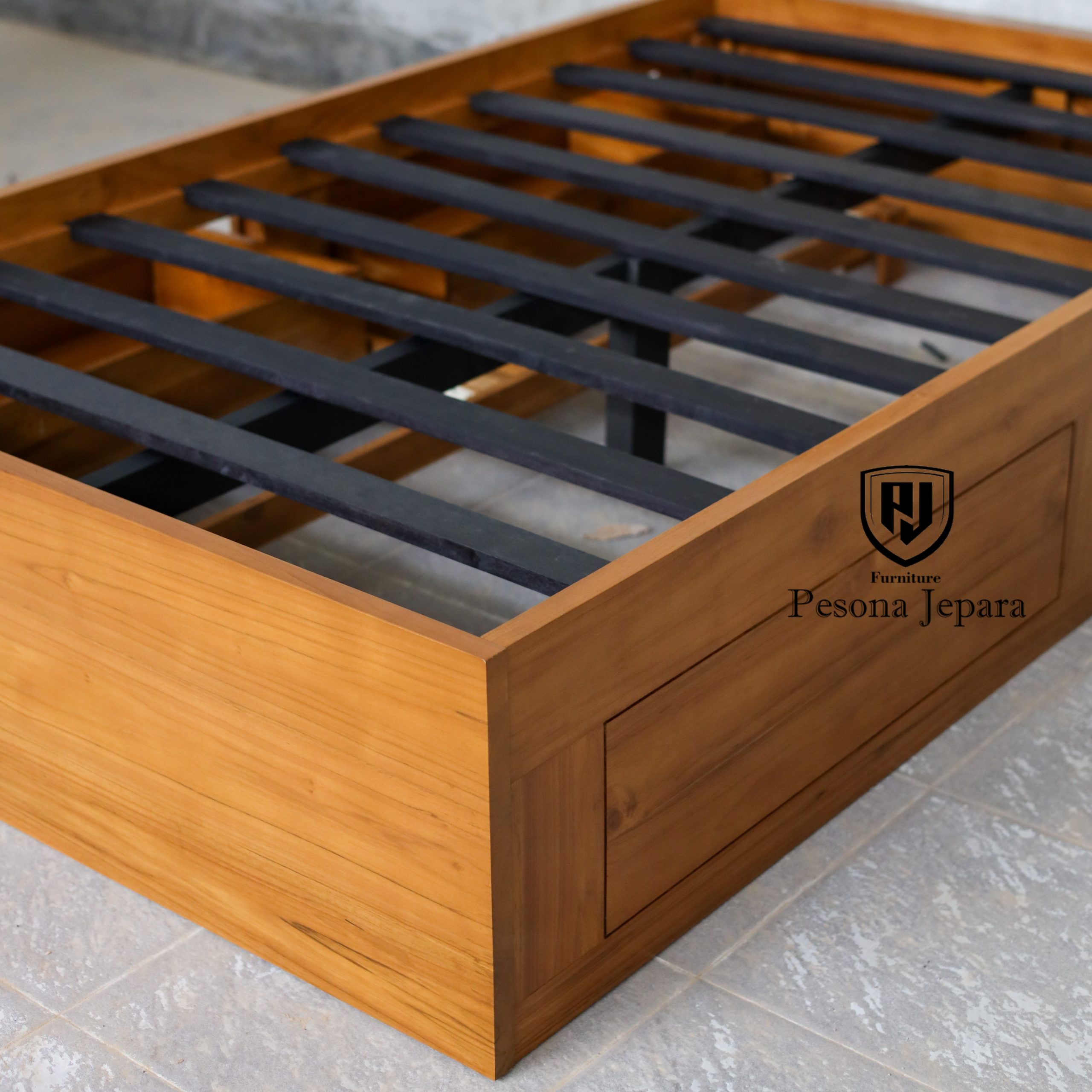 Dipan Retro Kombinasi Rotan - Gambar 6