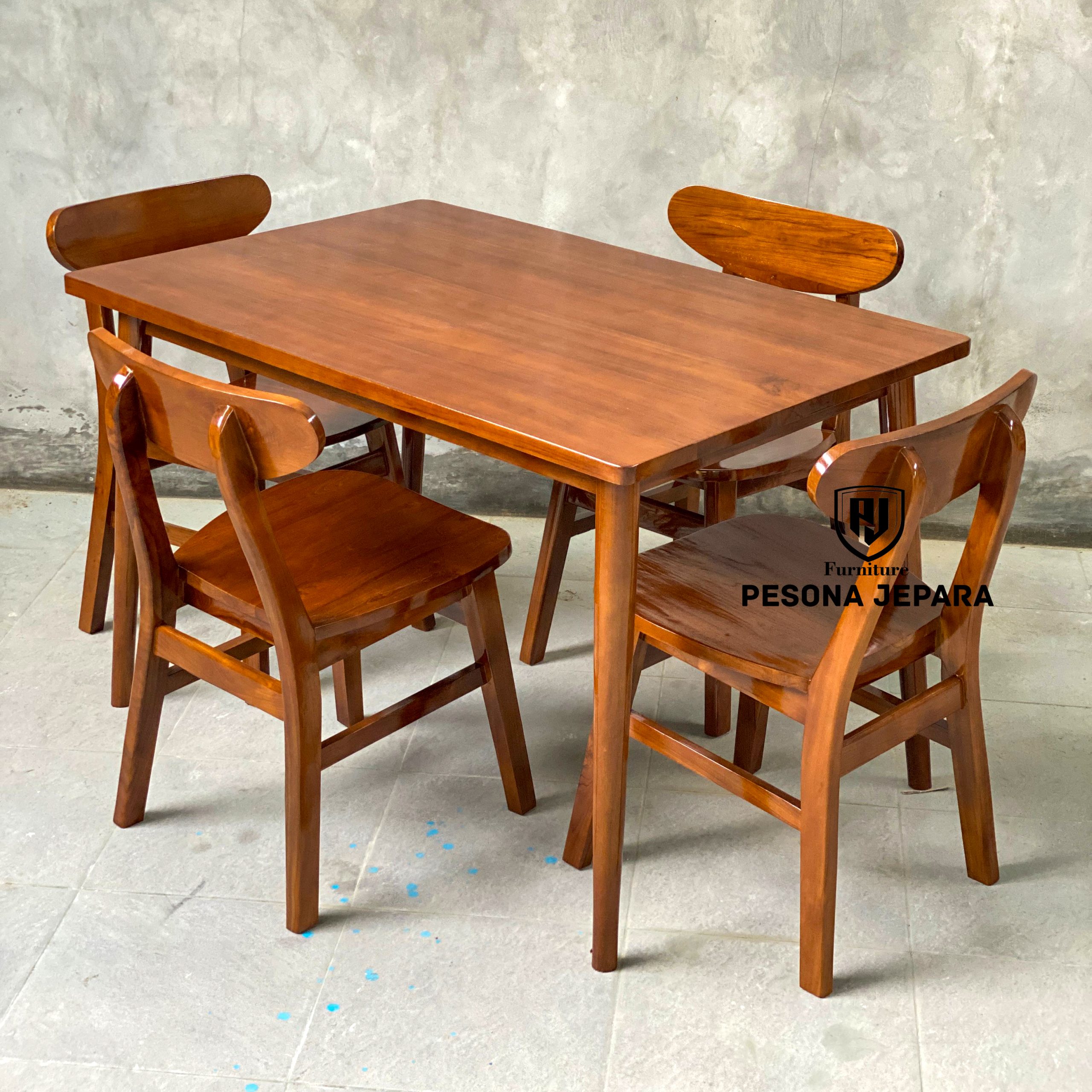 Set Kursi Makan Ropan - Gambar 5