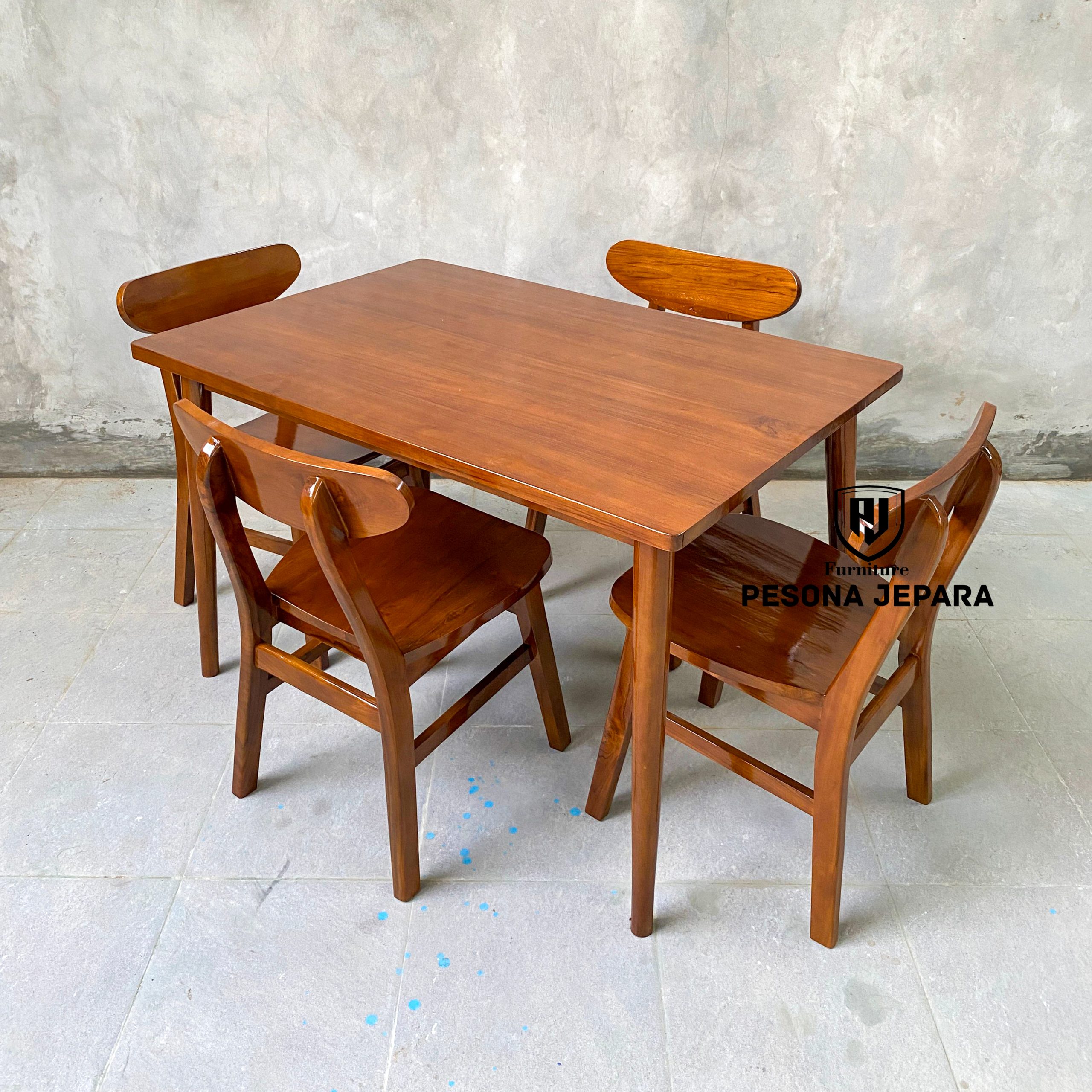 Set Kursi Makan Ropan - Gambar 3