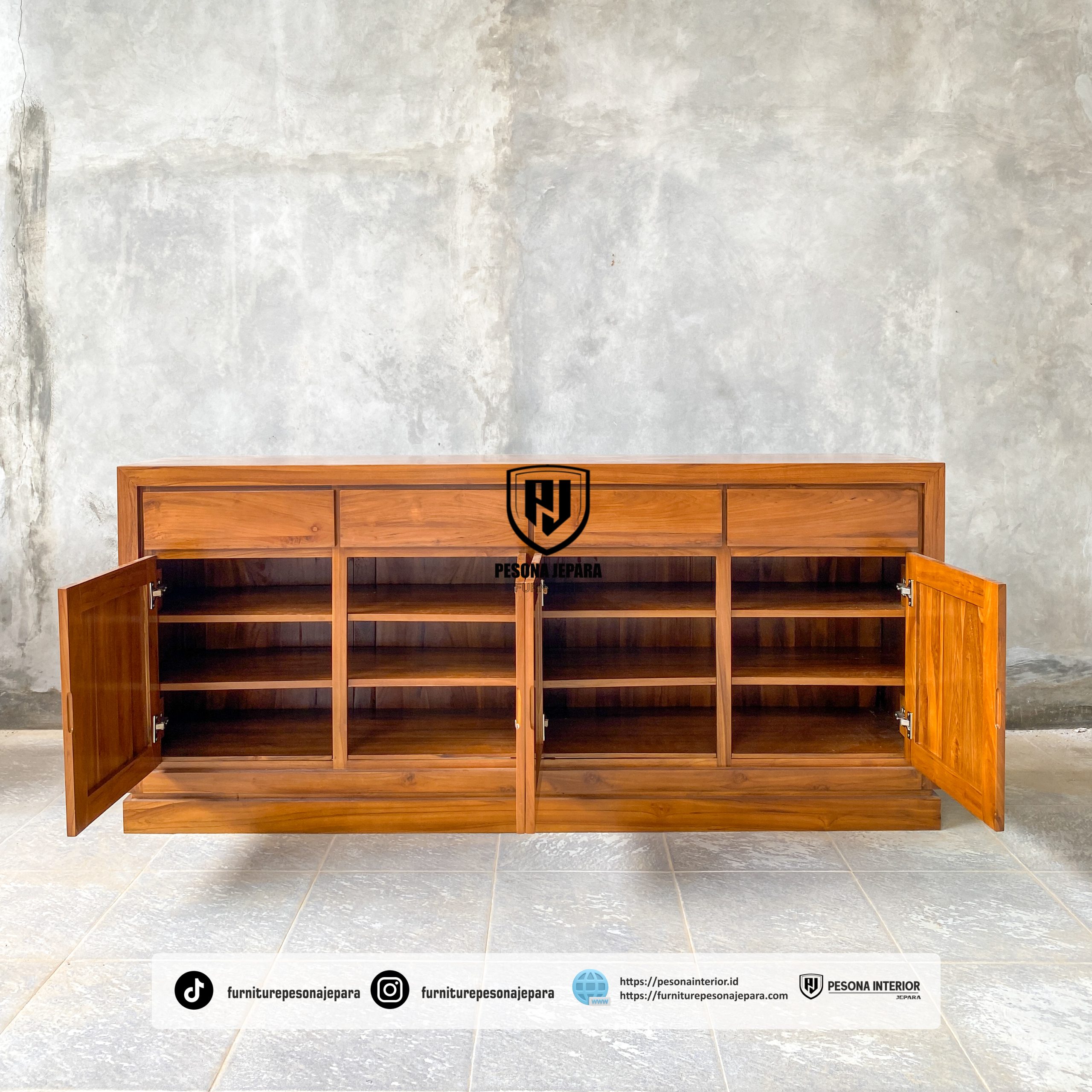 Bufet Credenza Minimalis - Gambar 3