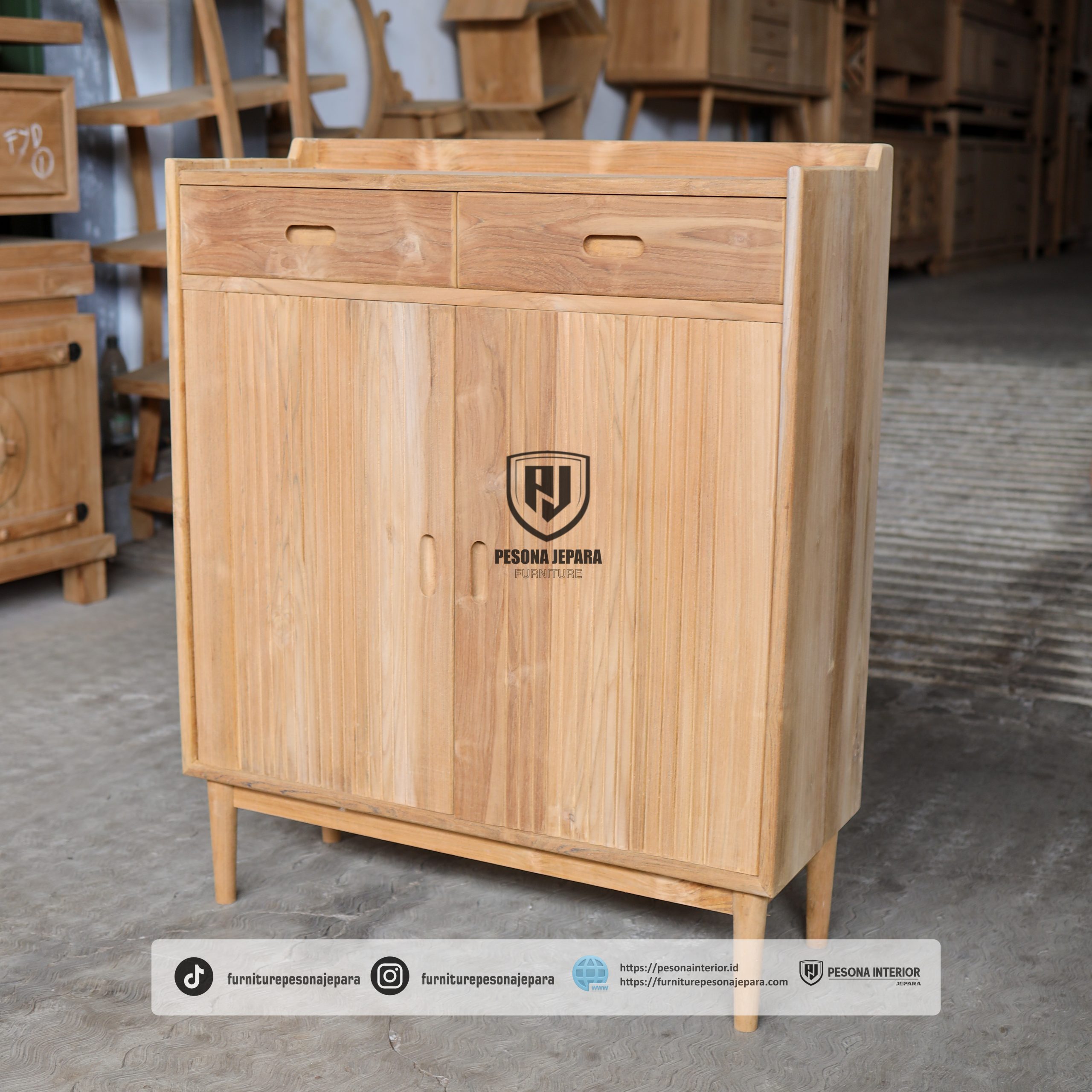 Almari Sepatu Minimalis Kotak - Gambar 2