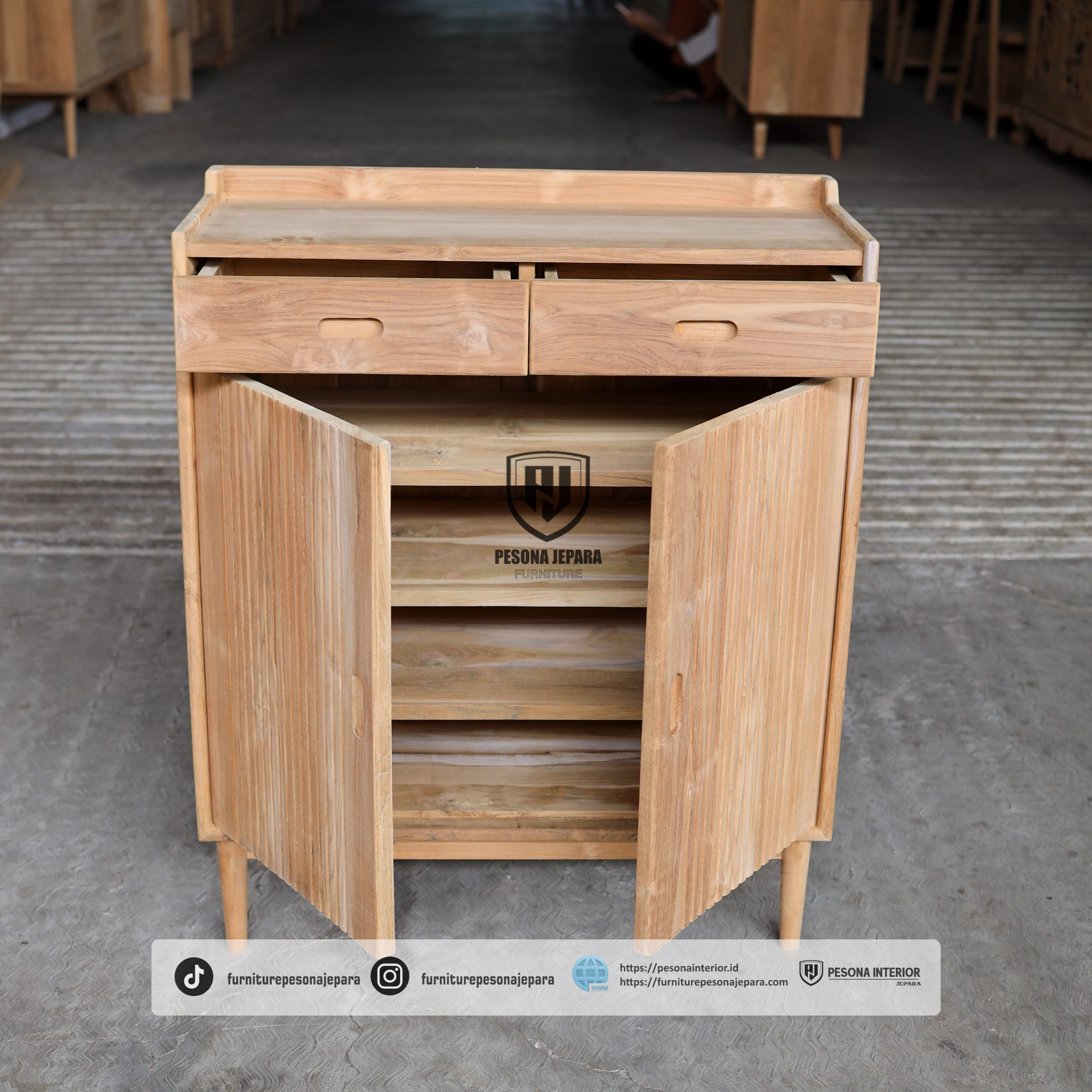 Almari Sepatu Minimalis Kotak - Gambar 4