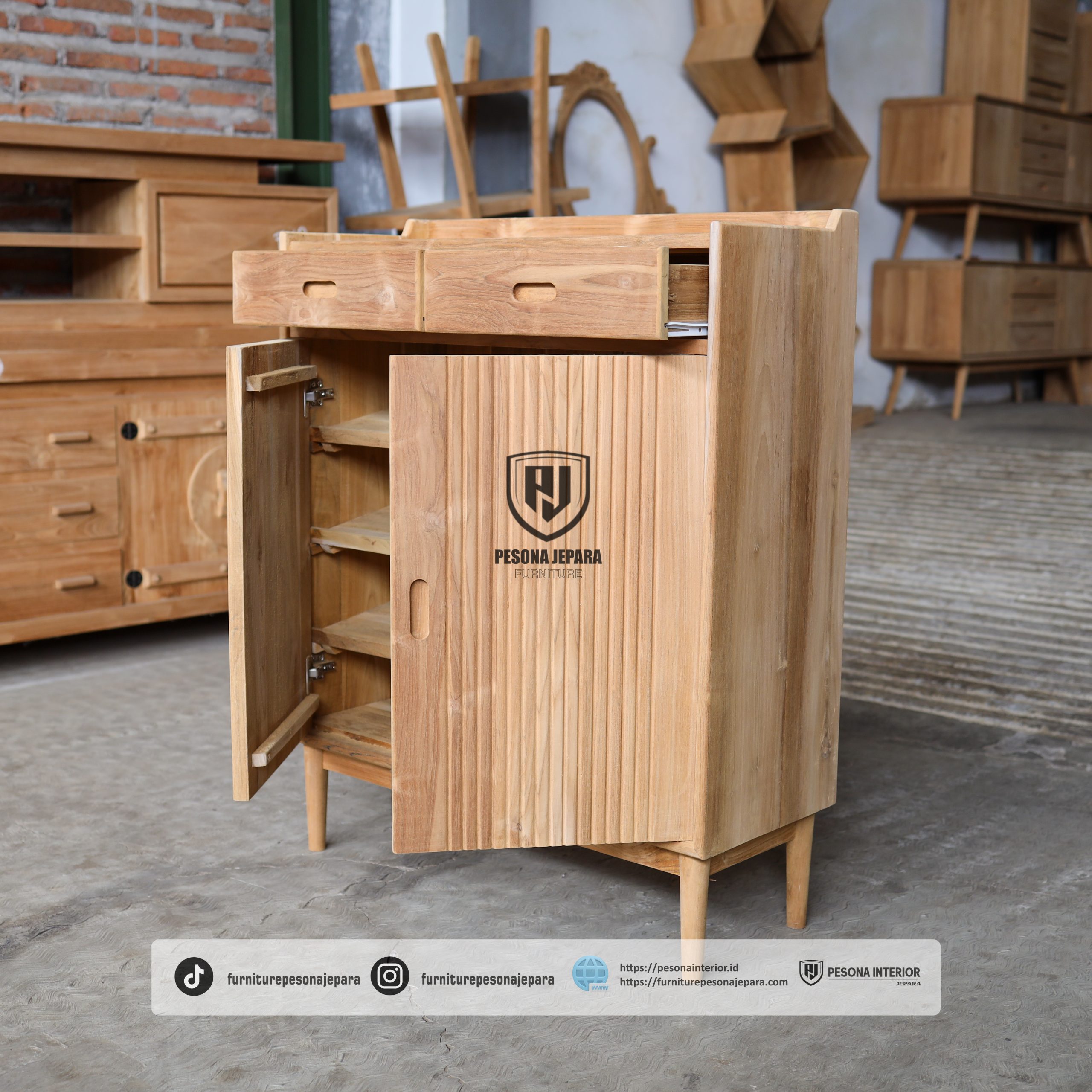 Almari Sepatu Minimalis Kotak - Gambar 6