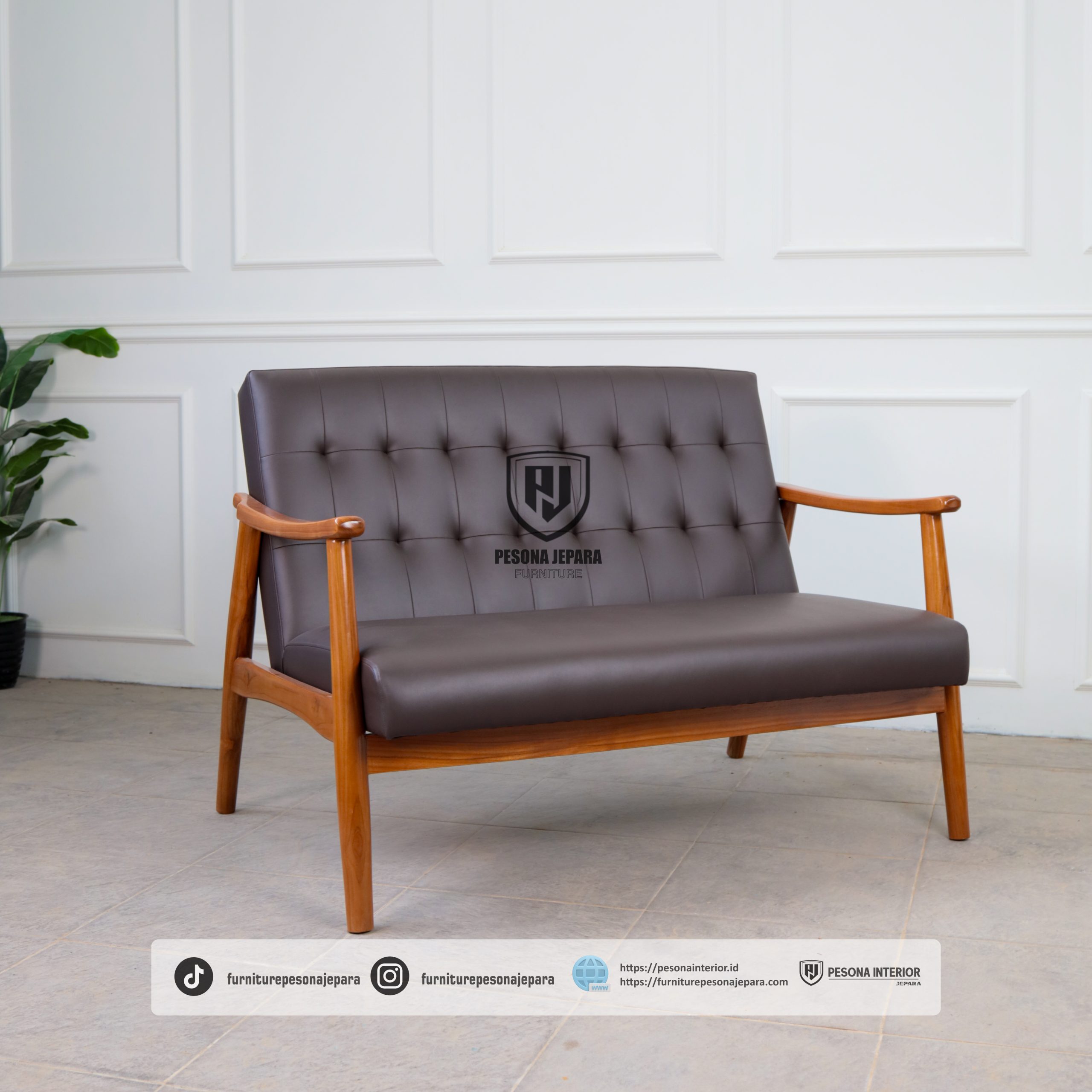 Sofa Minimalis 2 Seater - Gambar 2