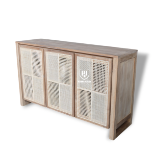 Bufet Credenza Rotan Motif