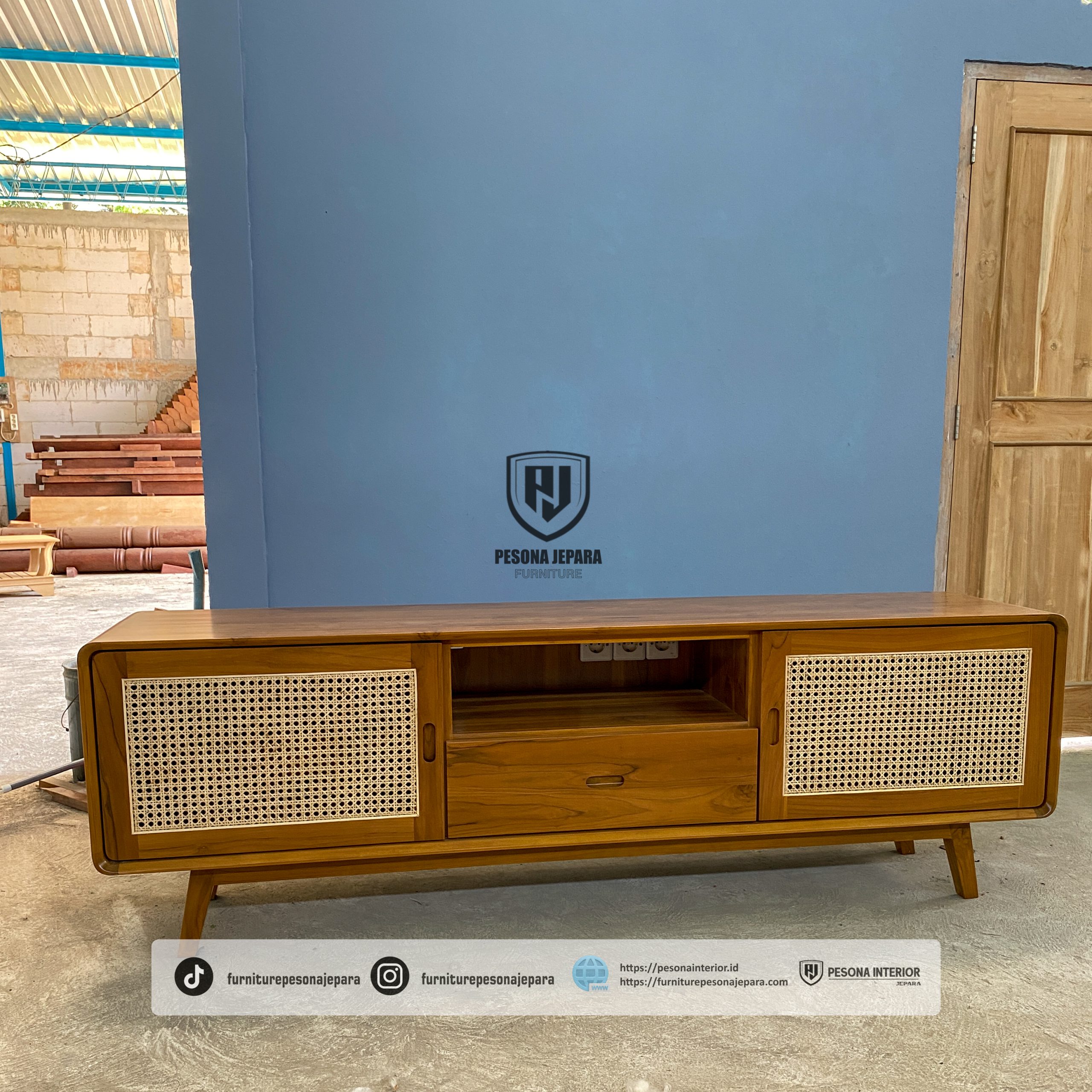 Bufet retro mix rotan - Gambar 2