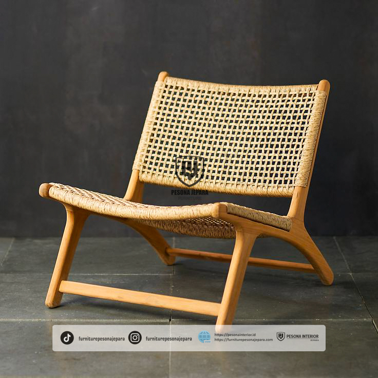 Kursi Teras Santai Rotan - Gambar 2