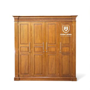 Almari Pakaian Model Eropa kayu jati