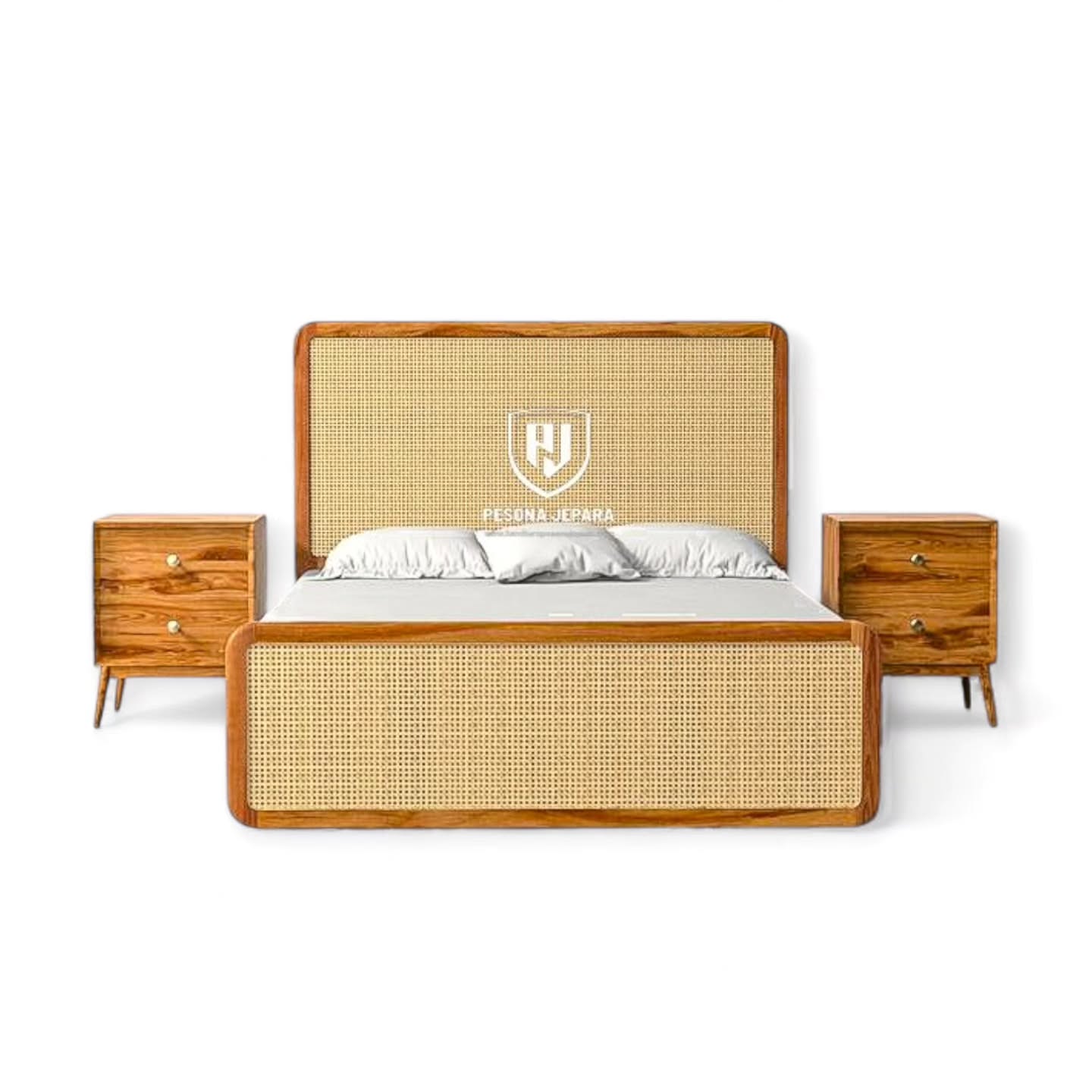 Dipan Rotan Plus Nakas