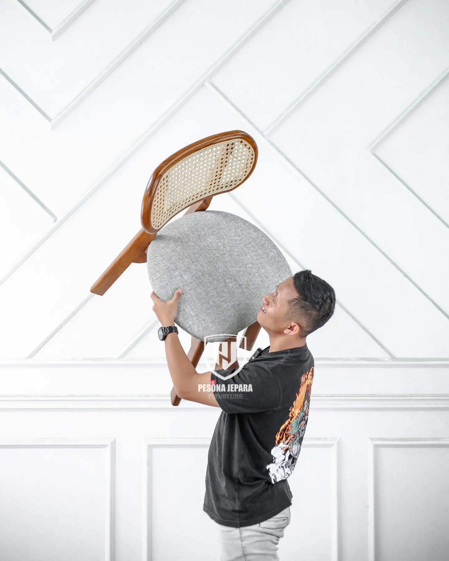 Kursi Makan Kursi Kacang - Gambar 8