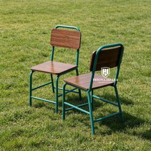 Set Kursi Makan / Cafe Minimalis Industrial Rangka Hijau
