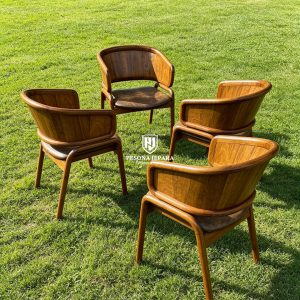 Set Kursi Makan / Santai Minimalis Modern Kayu Jati