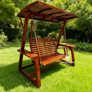 Ayunan Taman Kayu Jati Minimalis Modern