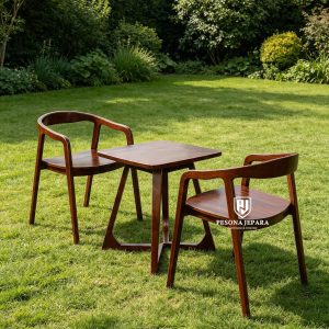 Set Kursi Teras Kayu Jati Minimalis Modern